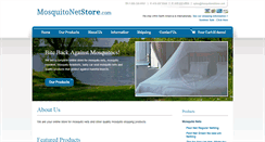 Desktop Screenshot of mosquitonetstore.com